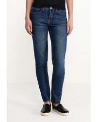 Темно-синие джинсы-бойфренды от Befree