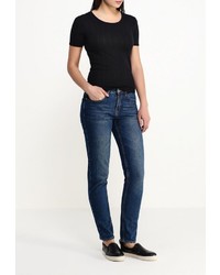 Темно-синие джинсы-бойфренды от Befree