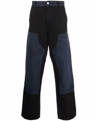 Мужские темно-синие джинсы в стиле пэчворк от Carhartt WIP