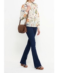 Темно-синие джинсы-клеш от adL