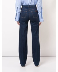 Темно-синие джинсы-клеш от 7 For All Mankind