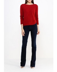 Темно-синие джинсы-клеш от Armani Jeans