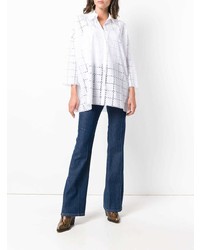 Темно-синие джинсы-клеш от Sonia Rykiel