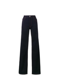 Темно-синие джинсы-клеш от Calvin Klein 205W39nyc