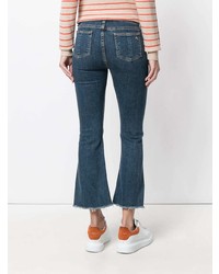 Темно-синие джинсы-клеш от Rag & Bone