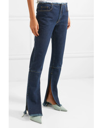 Темно-синие джинсы-клеш от MARQUES ALMEIDA