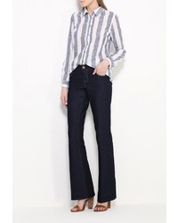 Темно-синие джинсы-клеш от Dorothy Perkins