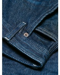 Темно-синие джинсы-клеш от MM6 MAISON MARGIELA