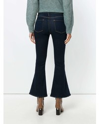 Темно-синие джинсы-клеш от Frame Denim