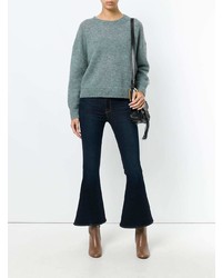 Темно-синие джинсы-клеш от Frame Denim