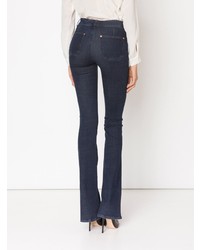 Темно-синие джинсы-клеш от MiH Jeans