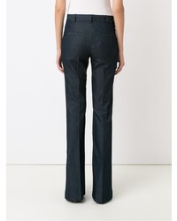 Темно-синие джинсы-клеш от Tufi Duek