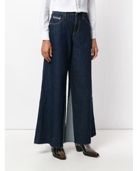 Темно-синие джинсы-клеш от Ck Jeans