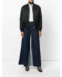 Темно-синие джинсы-клеш от Ck Jeans