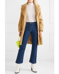 Темно-синие джинсы-клеш от Off-White