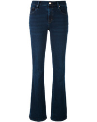 Темно-синие джинсы-клеш от J Brand