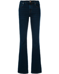 Темно-синие джинсы-клеш от J Brand