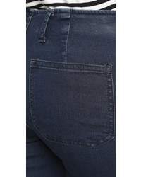 Темно-синие джинсы-клеш от Free People