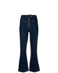 Темно-синие джинсы-клеш от L'Autre Chose