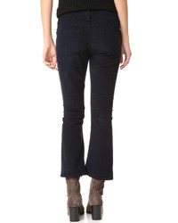 Темно-синие джинсы-клеш от Frame