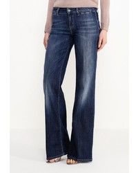 Темно-синие джинсы-клеш от Liu Jo Jeans