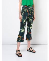 Темно-синие джинсы-клеш от Patbo