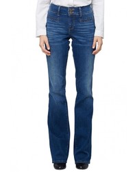 Темно-синие джинсы-клеш от s.Oliver