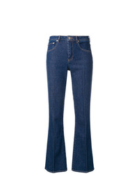 Темно-синие джинсы-клеш от Sonia Rykiel