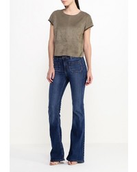 Темно-синие джинсы-клеш от SPRINGFIELD