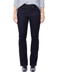 Темно-синие джинсы-клеш от Triangle by s.Oliver