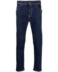 Мужские темно-синие джинсы с вышивкой от Jacob Cohen