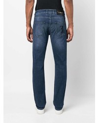 Мужские темно-синие джинсы с вышивкой от Billionaire