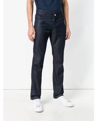 Мужские темно-синие джинсы с вышивкой от Billionaire