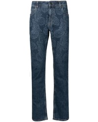 Мужские темно-синие джинсы с "огурцами" от Etro
