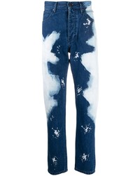 Мужские темно-синие джинсы с принтом от Calvin Klein Jeans Est. 1978