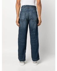 Мужские темно-синие джинсы с принтом от Polo Ralph Lauren