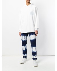 Мужские темно-синие джинсы с принтом от Paura