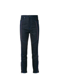 Женские темно-синие джинсы с украшением от Diesel Black Gold