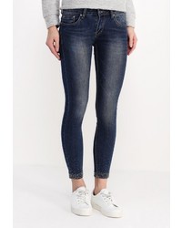 Темно-синие джинсы скинни от Ad-oro