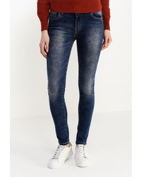 Темно-синие джинсы скинни от Ad-oro