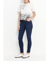 Темно-синие джинсы скинни от adL