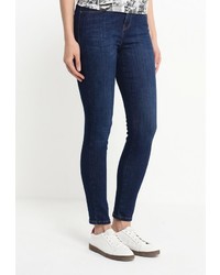 Темно-синие джинсы скинни от adL