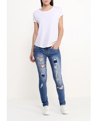 Темно-синие джинсы скинни от Adrixx