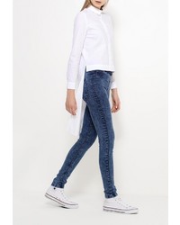 Темно-синие джинсы скинни от Befree