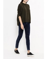 Темно-синие джинсы скинни от Befree