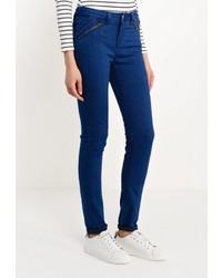 Темно-синие джинсы скинни от Bestia