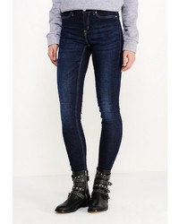 Темно-синие джинсы скинни от BlendShe