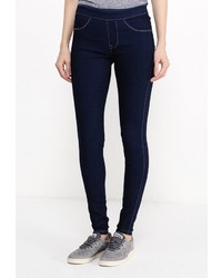 Темно-синие джинсы скинни от Brave Soul