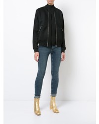 Темно-синие джинсы скинни от MiH Jeans