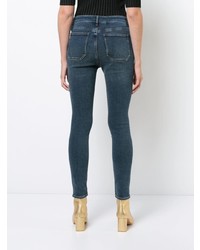 Темно-синие джинсы скинни от MiH Jeans